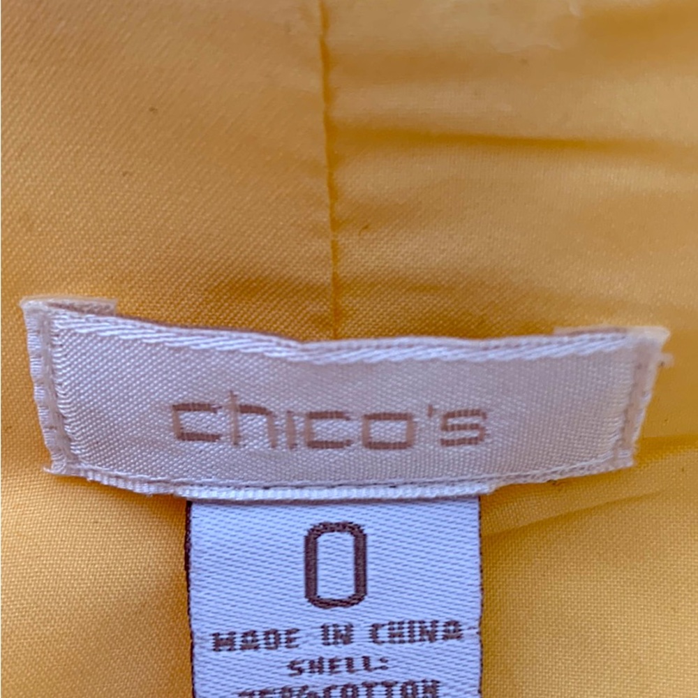 Chicos Professional Dry Clean 3 Button Jacket Ful… - image 7